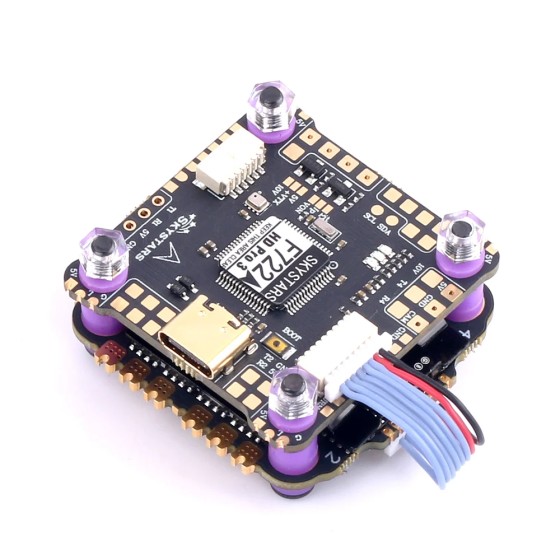 Skystars F7 F722HD Flight Controller OSD KO45/KO60 45A/60A 128K Blheli_32 3-6S ESC Stack 30.5mm Racing Drone Quadcopter